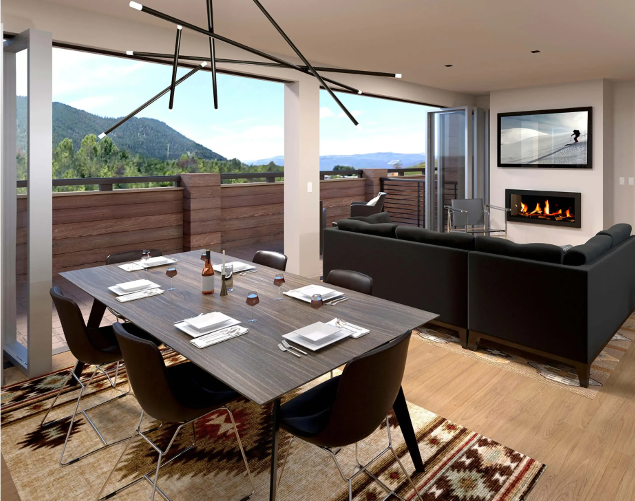 Hotel Jackson Retreat Suites with Town Square and Teton views