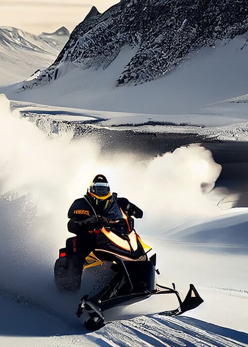 SNOWMOBILING